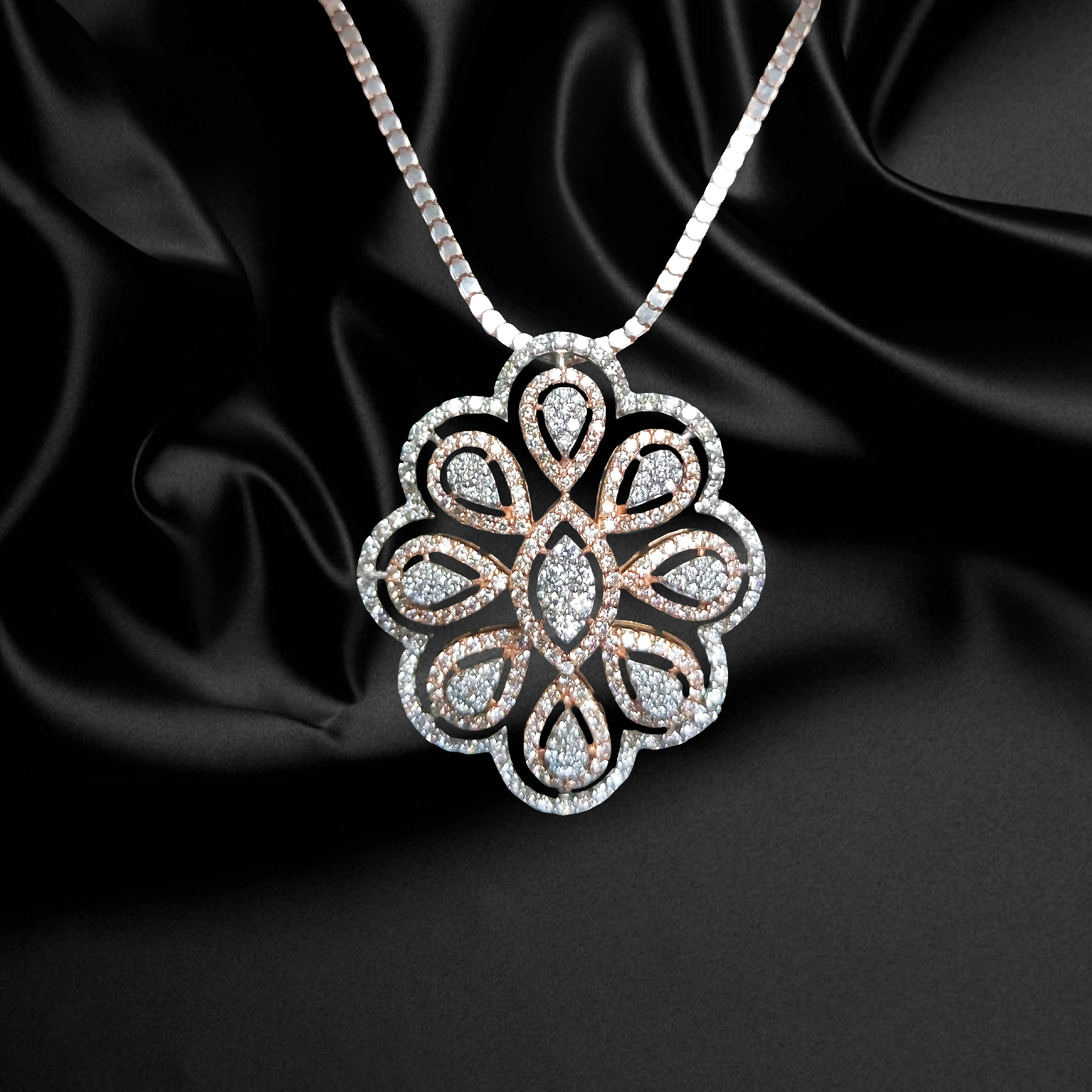 The Flower Diamond Pendant